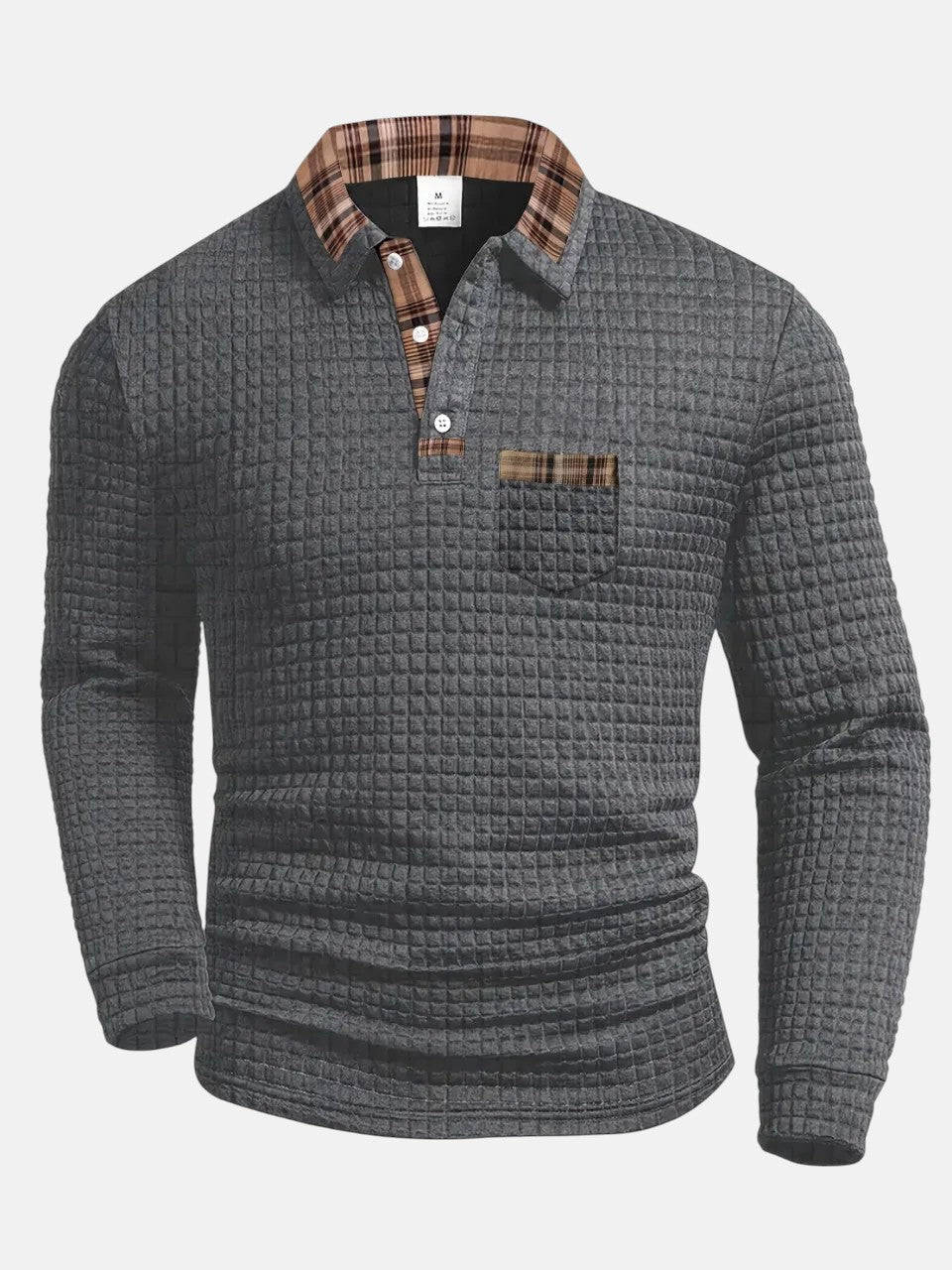 Adrián | Polo con diseño de cuadros
