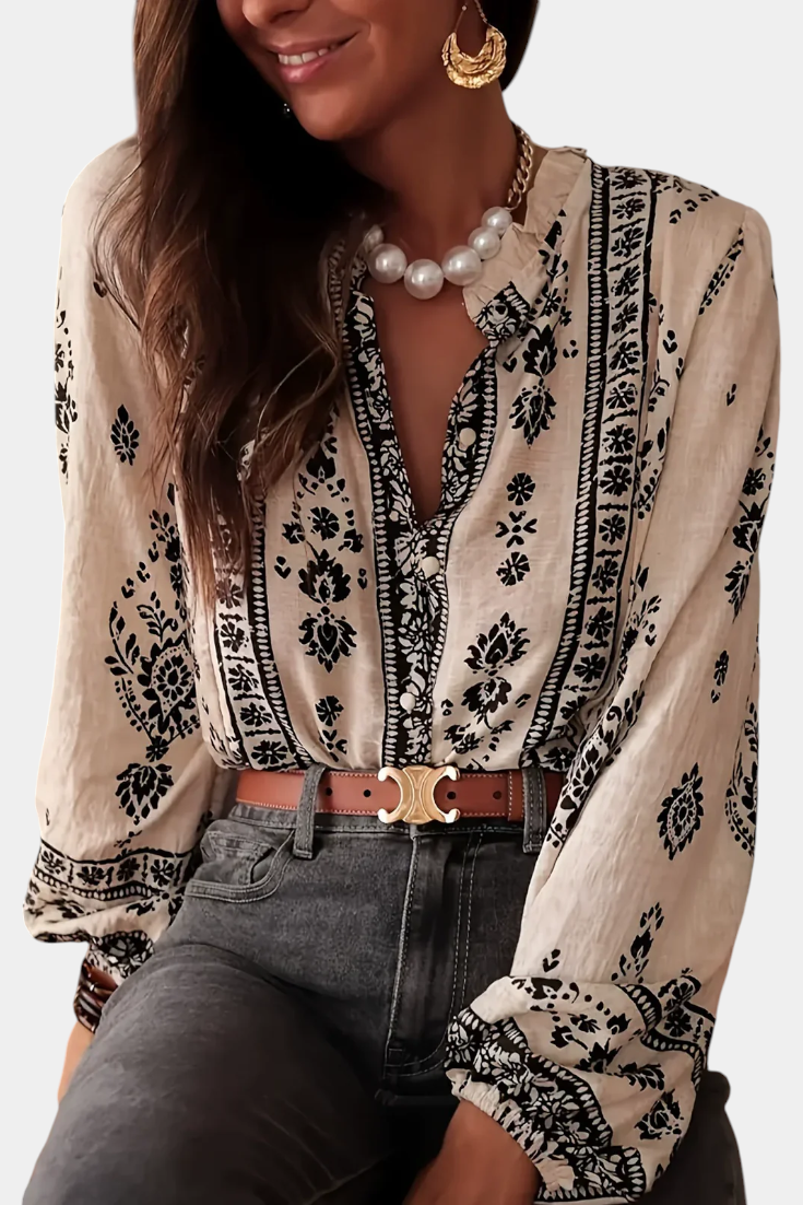 Sabela | Blusa Salvia silvestre