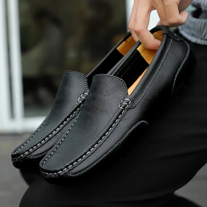 Fabián | Mocasines de cuero vintage