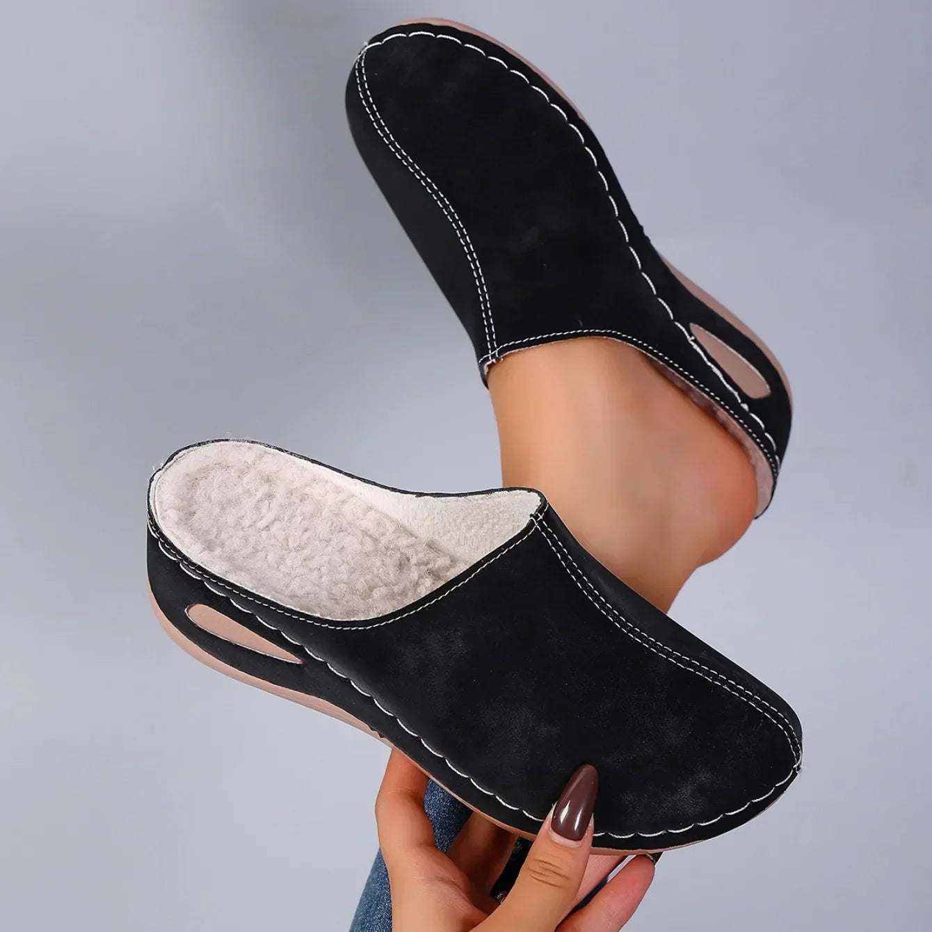 Elisa | Zapatillas ortopédicas cálidas y cómodas