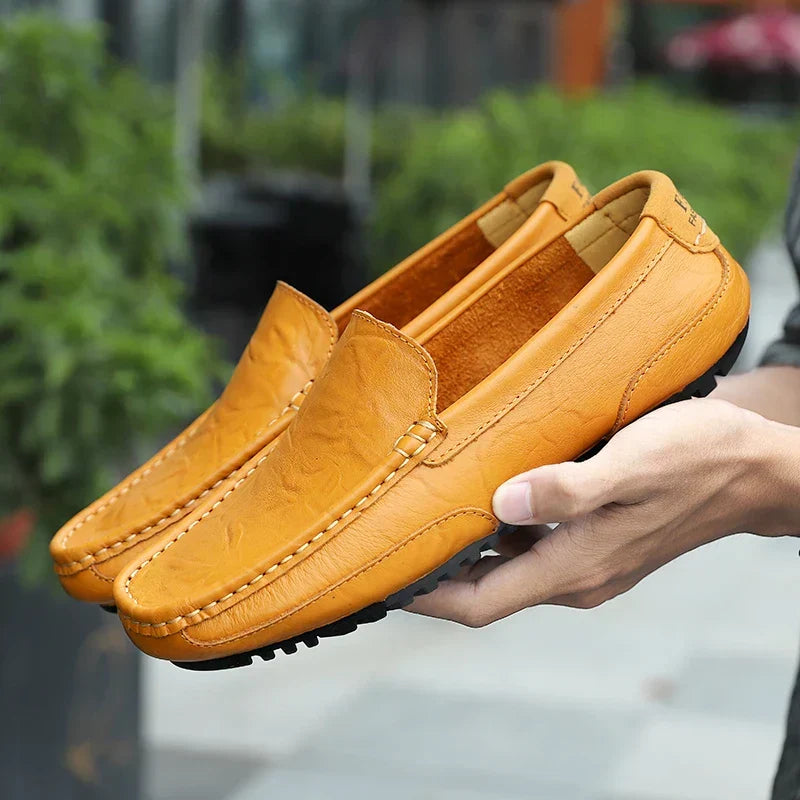 Fabián | Mocasines de cuero vintage