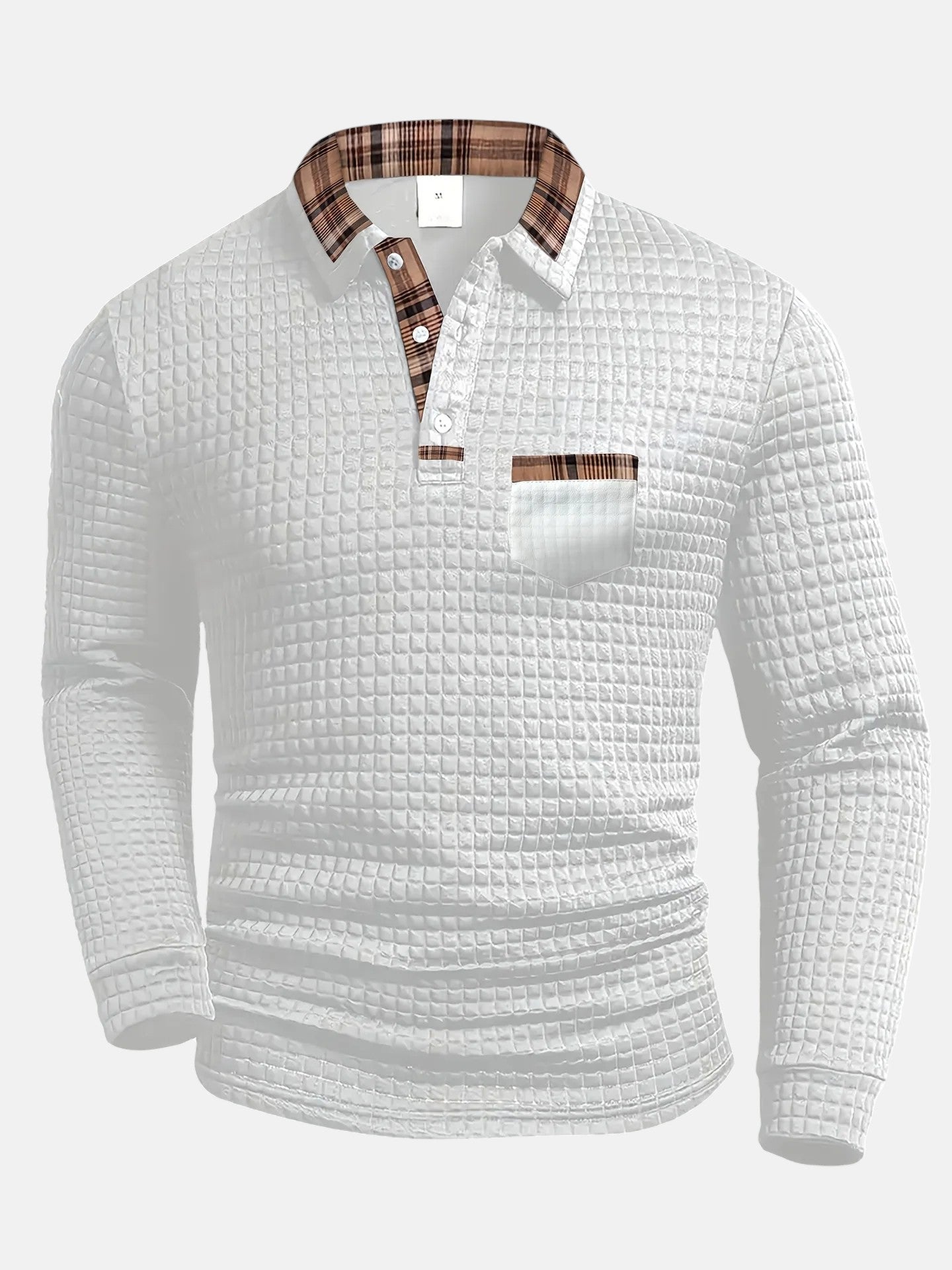 Adrián | Polo con diseño de cuadros