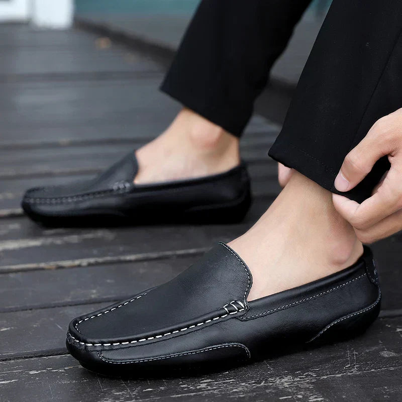 Fabián | Mocasines de cuero vintage