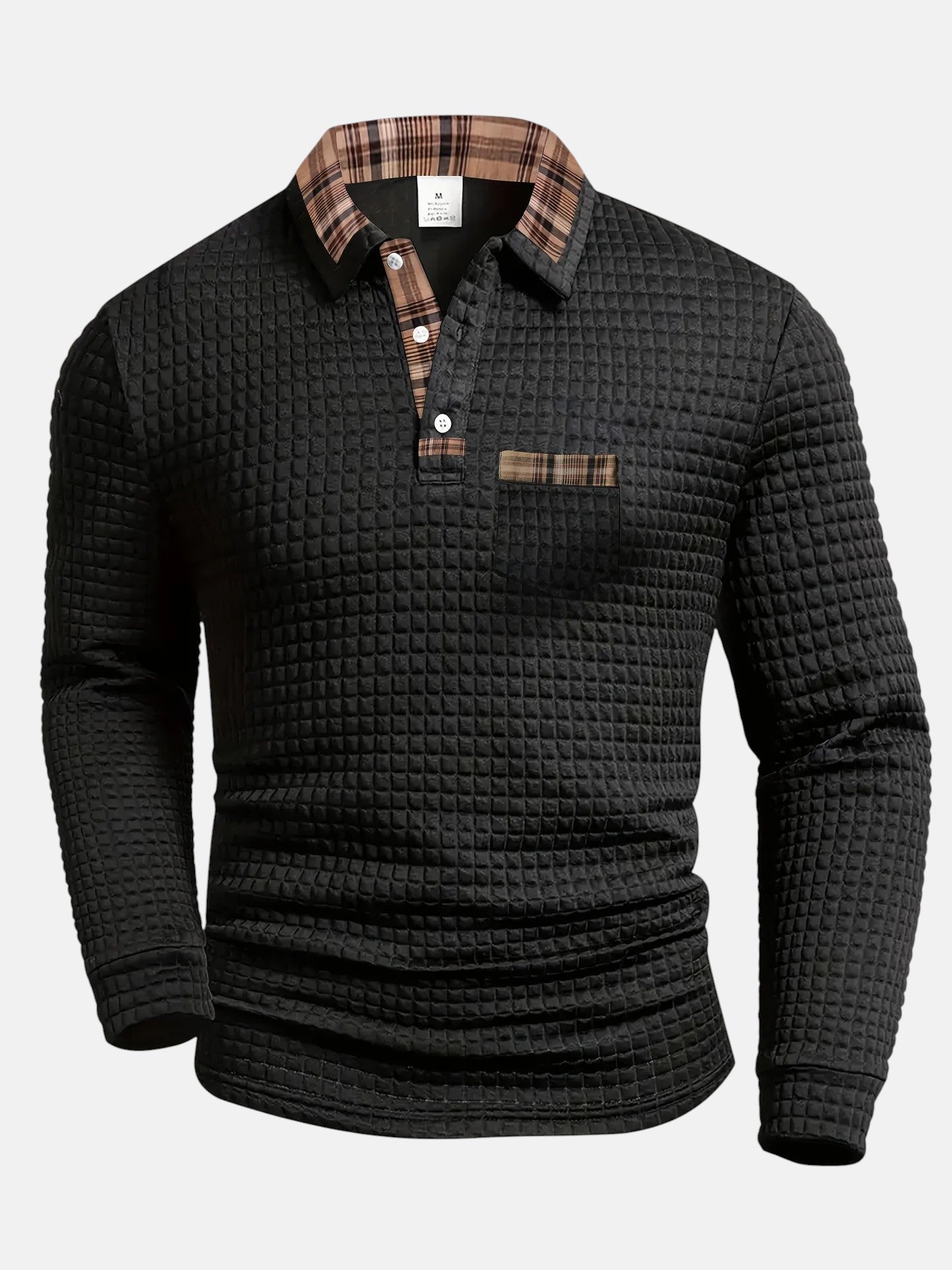 Adrián | Polo con diseño de cuadros