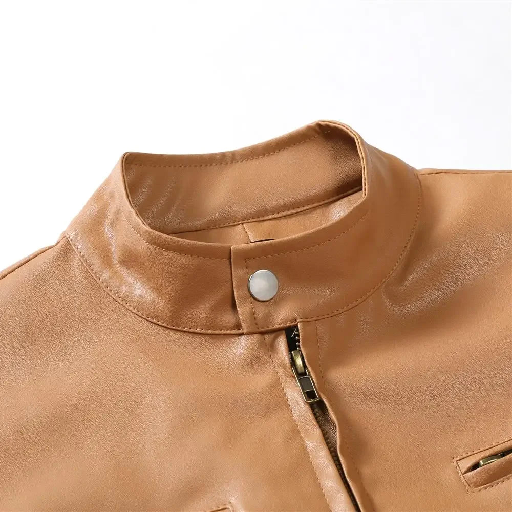 Bertil - Chaqueta de moto de cuero