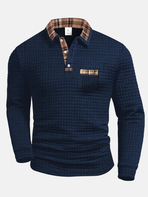 Adrián | Polo con diseño de cuadros