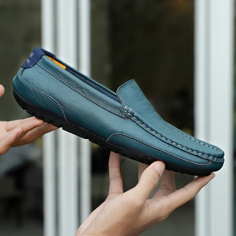 Fabián | Mocasines de cuero vintage