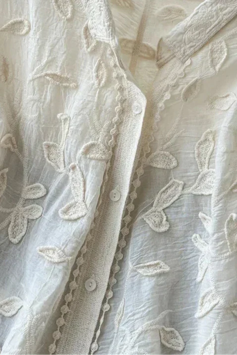 Maria | Camisa de Encaje Bordado