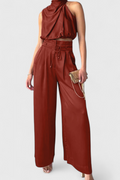 Helira | Conjunto Dos Piezas con Top Fluido y Pantalón Palazzo
