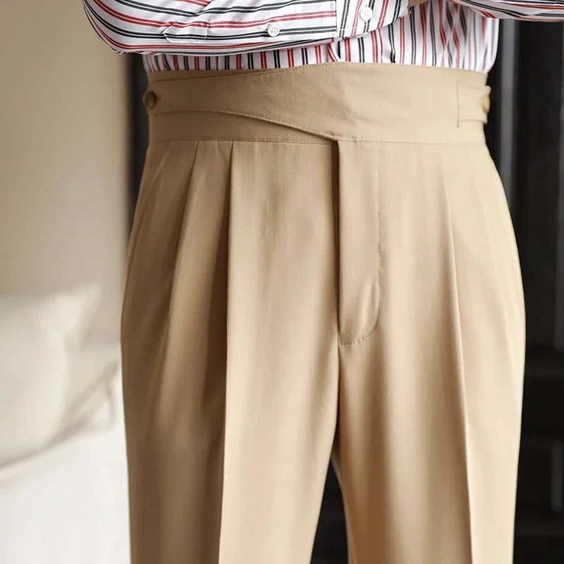 Adams - Pantalón Elegante Con Pliegues