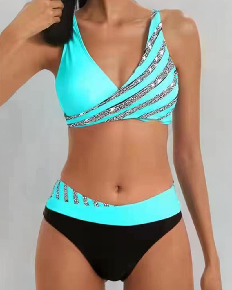 Candela | Bikini impreso en tonos cálidos