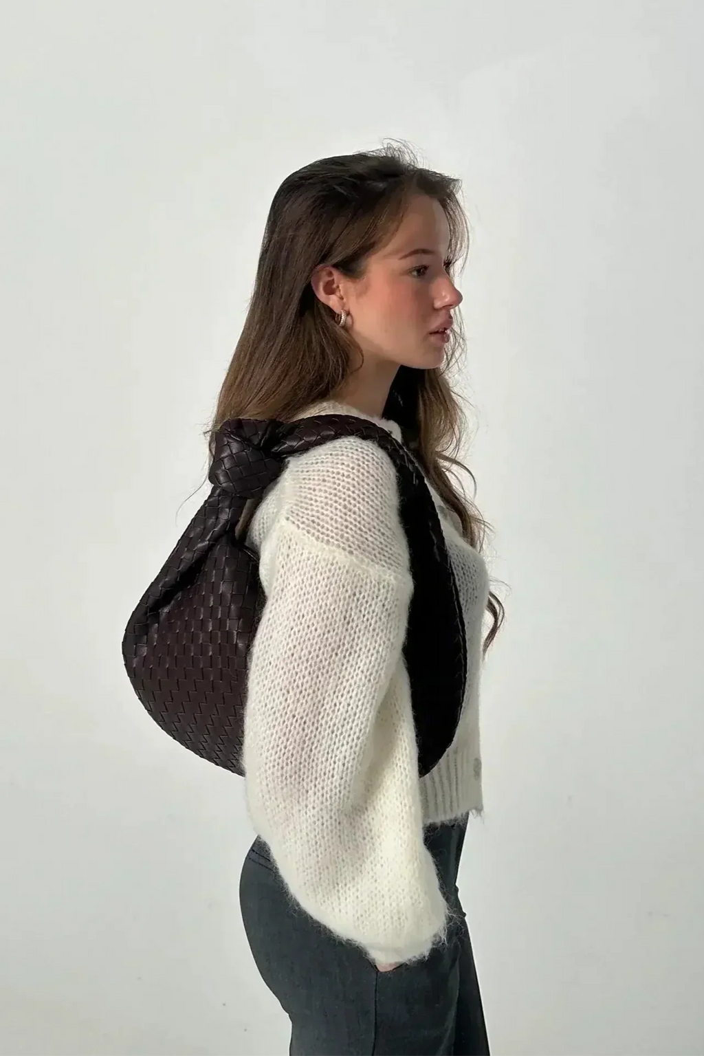 Cayetana | Bolso de Hombro Mediano Tejido