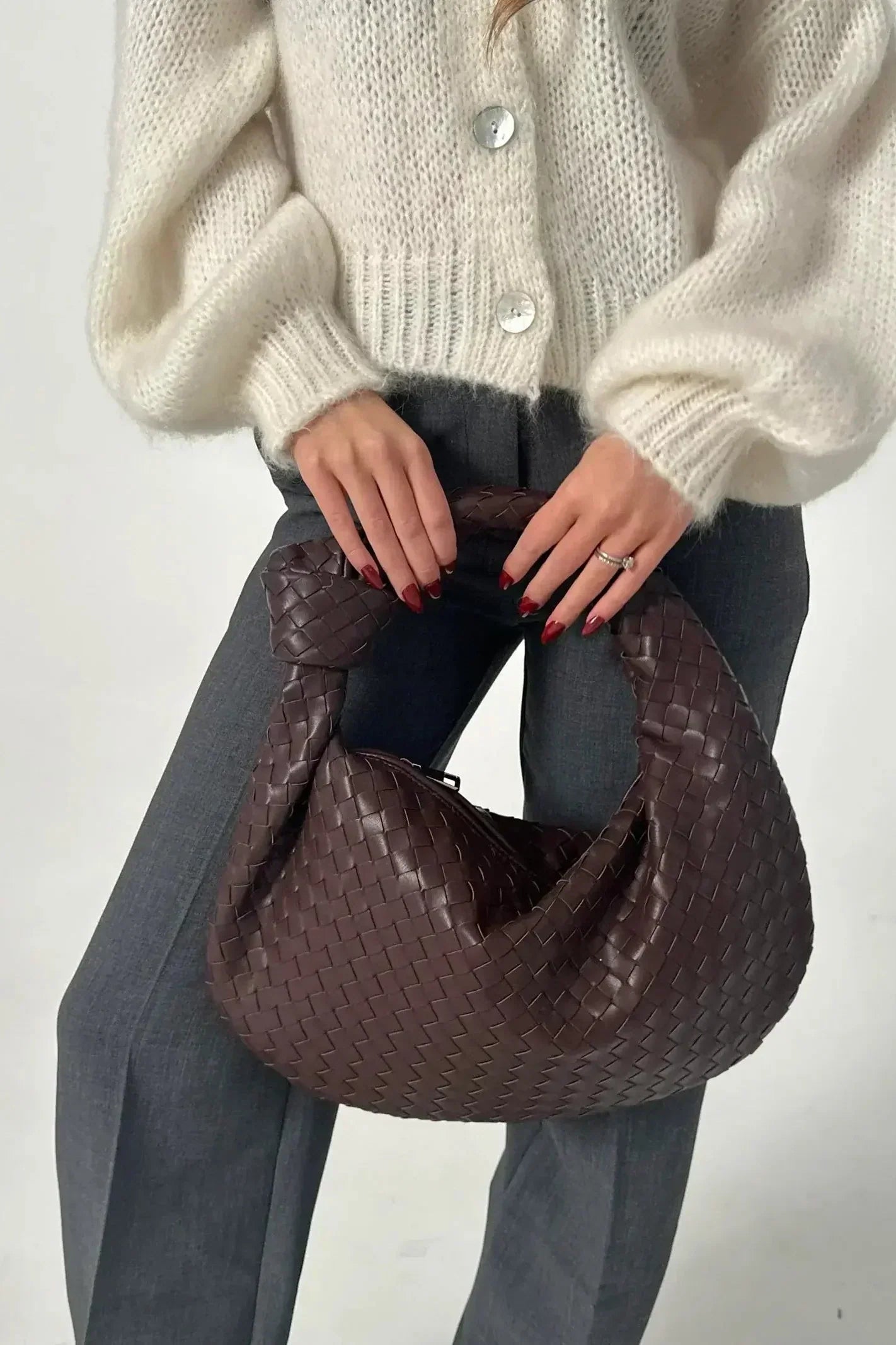 Cayetana | Bolso de Hombro Mediano Tejido