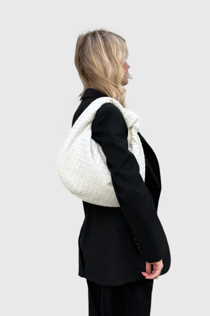 Cayetana | Bolso de Hombro Mediano Tejido