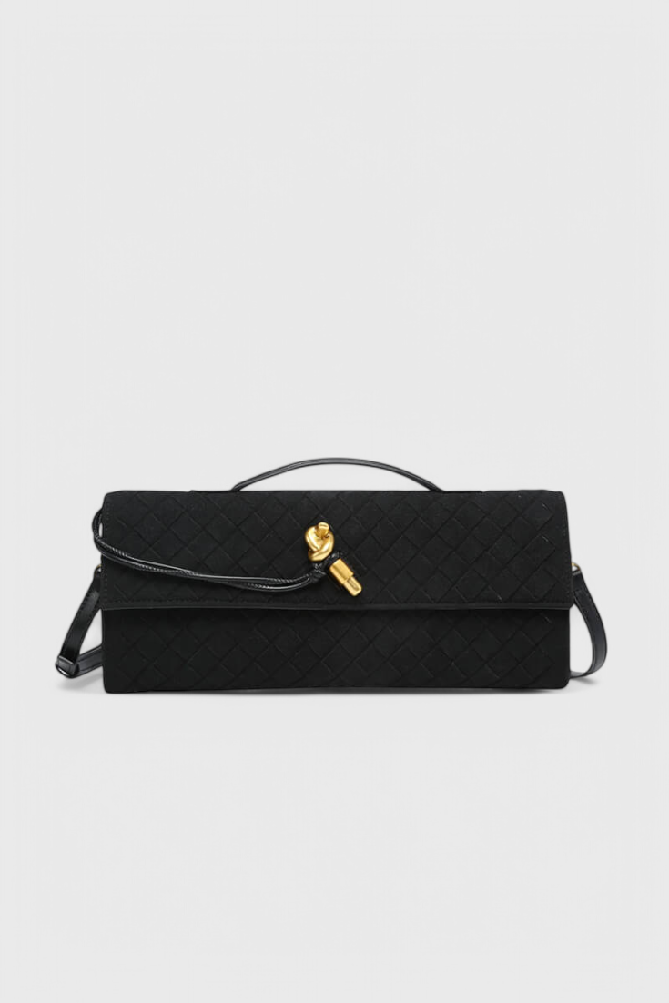 Melania | Bolso de Hombro Clásico de Ante