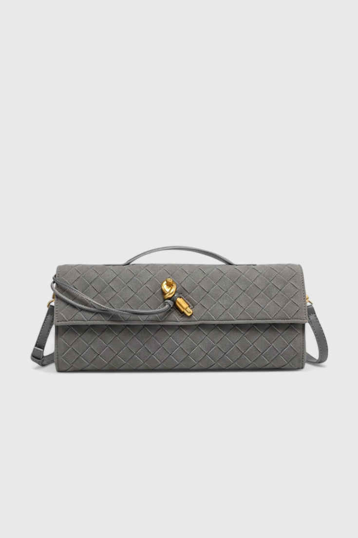 Melania | Bolso de Hombro Clásico de Ante
