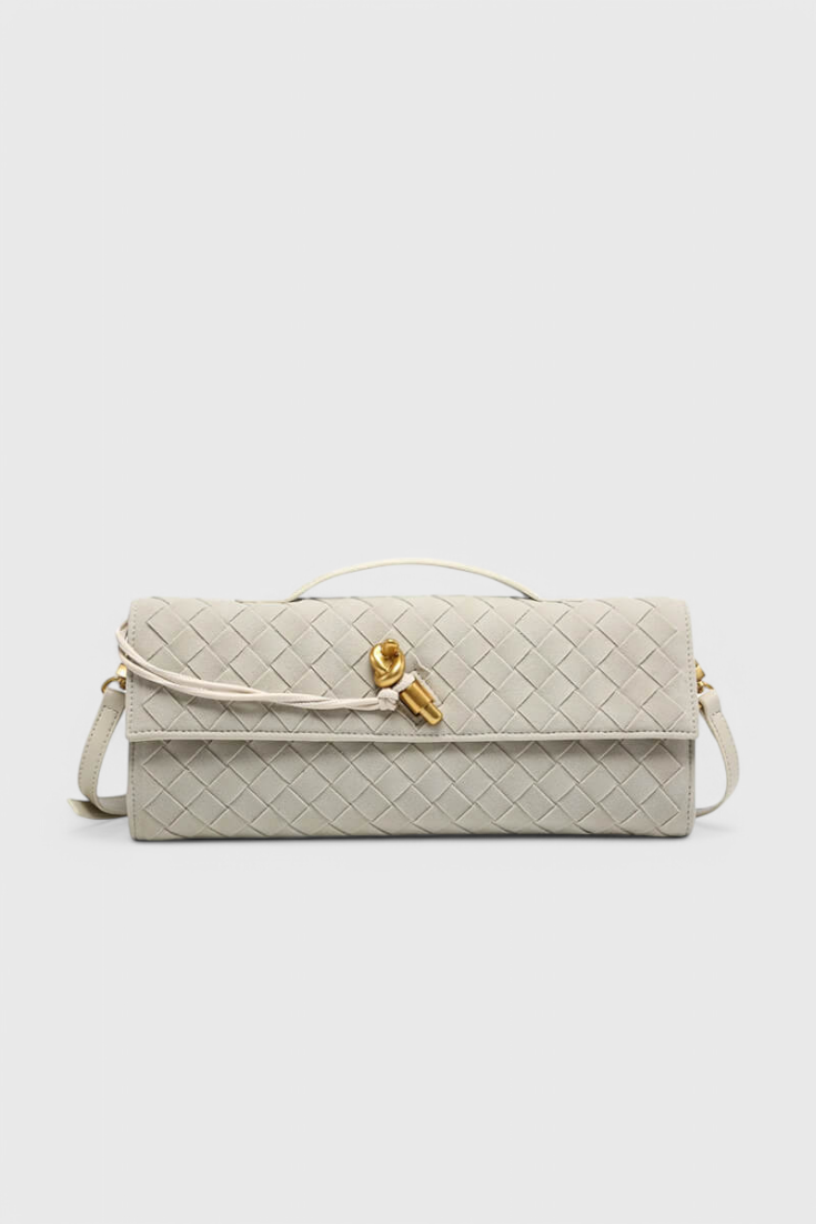 Melania | Bolso de Hombro Clásico de Ante
