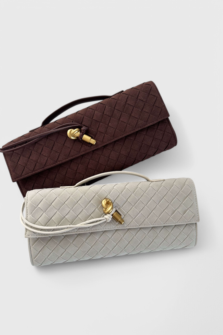 Melania | Bolso de Hombro Clásico de Ante