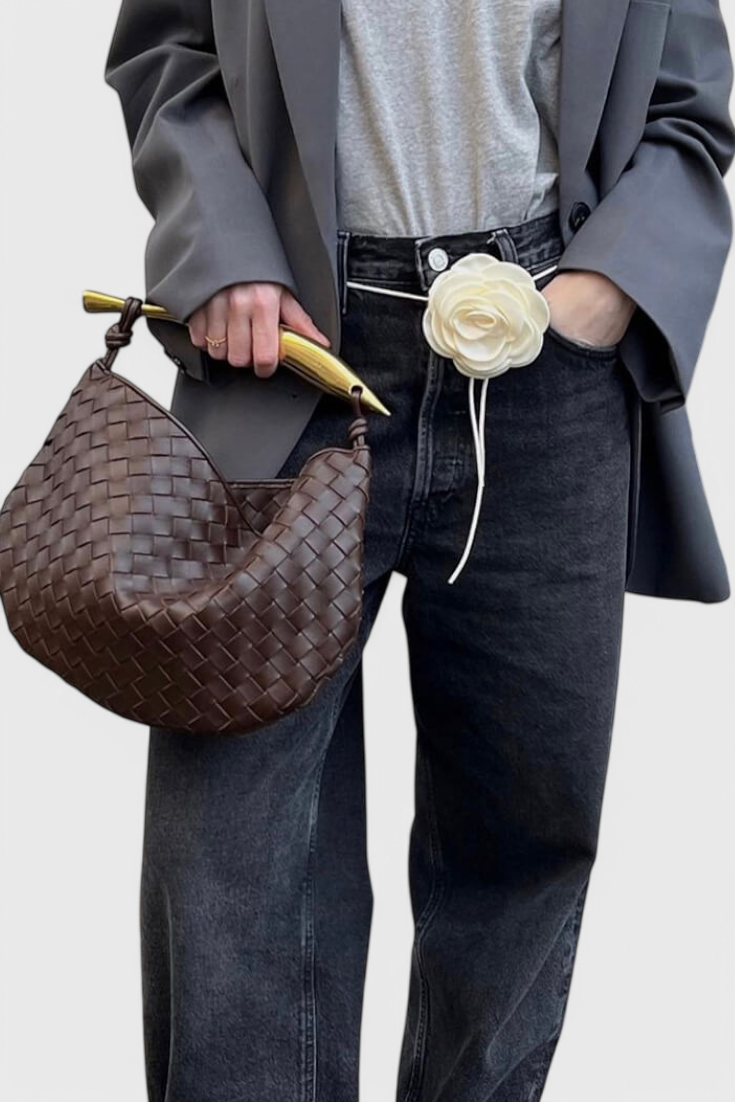 Leonor | Bolso  con Asa Dorada