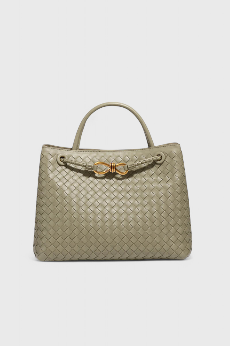 Carlota | Bolsa Diaria Tejida Índigo