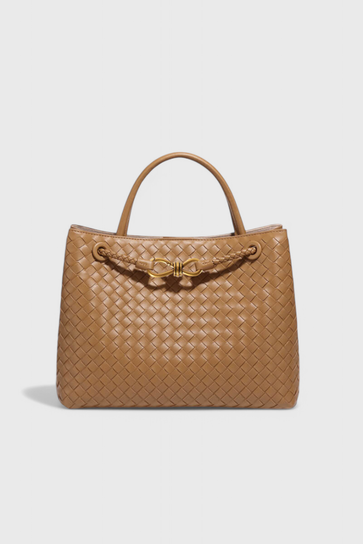 Carlota | Bolsa Diaria Tejida Índigo