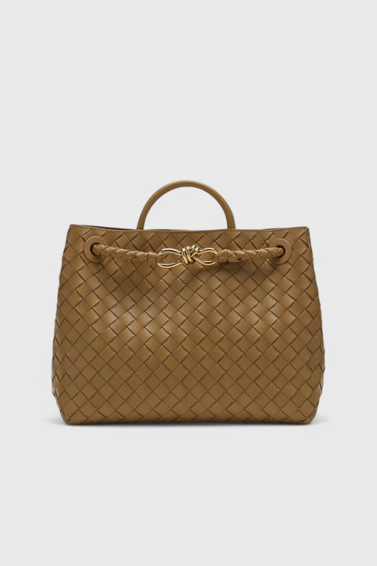 Carlota | Bolsa Diaria Tejida Índigo
