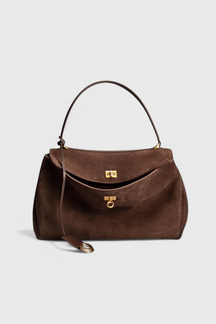 Lara | Bolso de Hombro de Ante