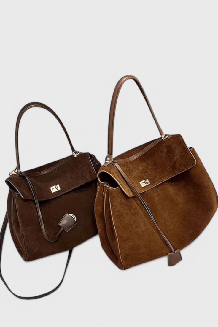 Lara | Bolso de Hombro de Ante