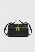 Camila | Bolso Mini Woven con Accesorios Dorados