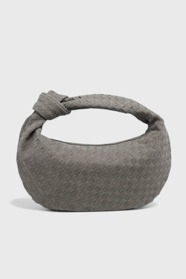 Leila | Bolso Mediano Woven con Detalle de Nudo