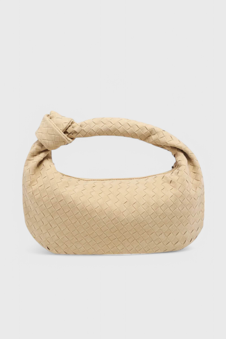 Leila | Bolso Mediano Woven con Detalle de Nudo