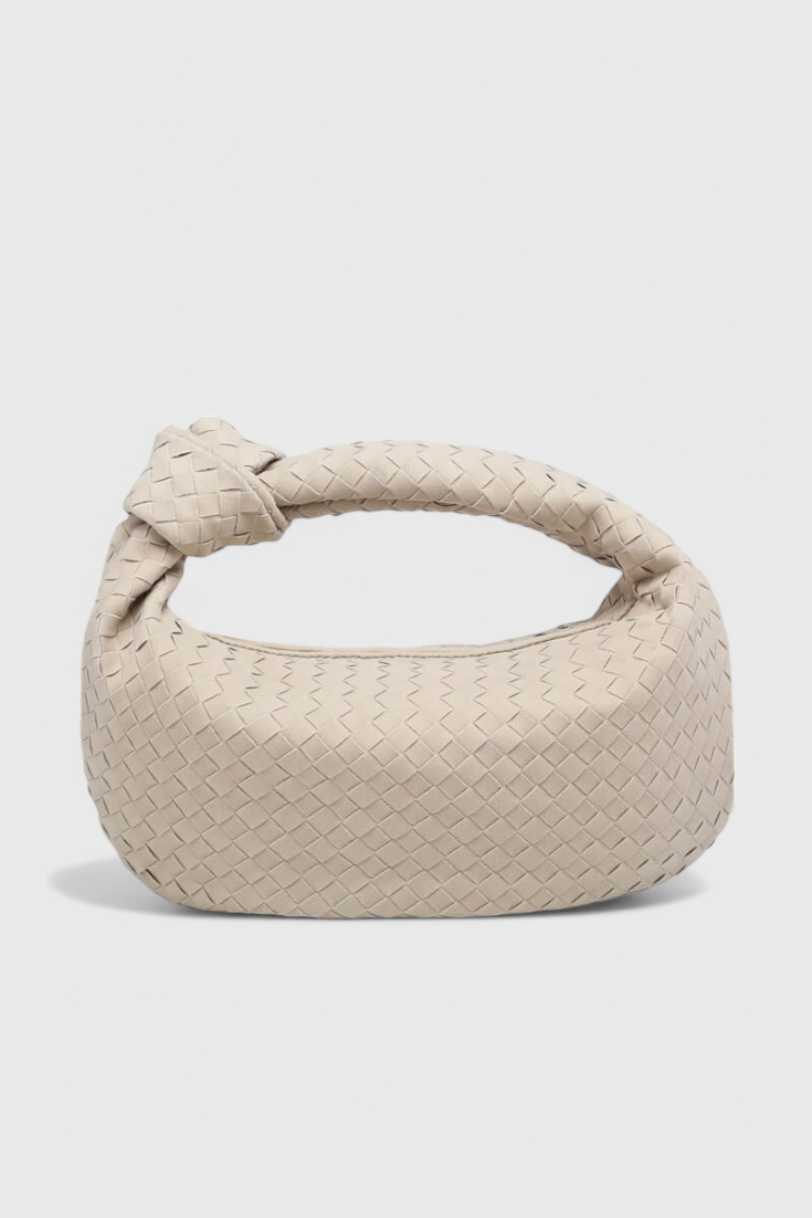 Leila | Bolso Mediano Woven con Detalle de Nudo