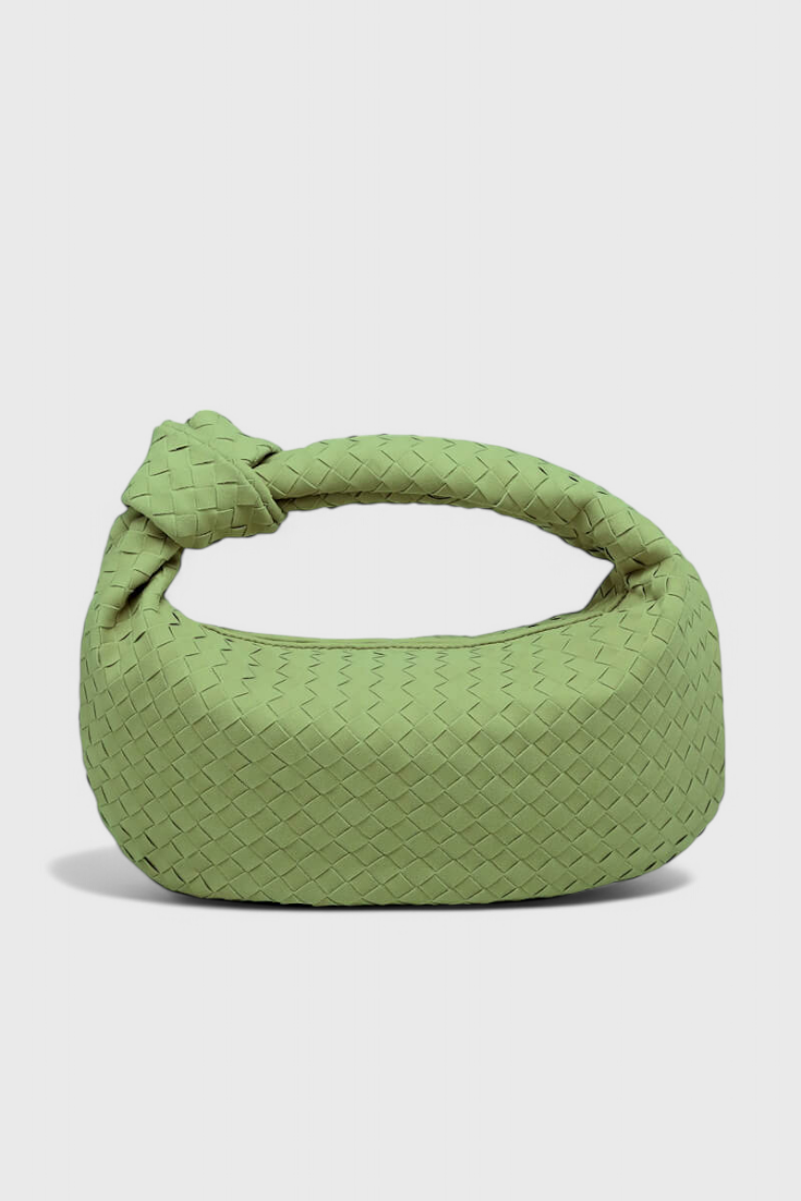 Leila | Bolso Mediano Woven con Detalle de Nudo