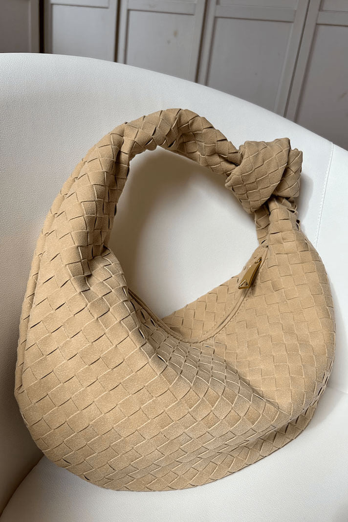 Leila | Bolso Mediano Woven con Detalle de Nudo