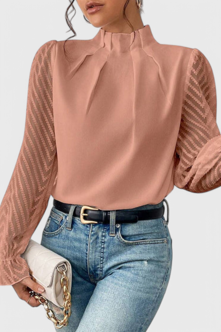 Azucena | Blusa de Manga Larga Náutica