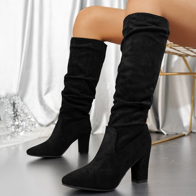 Daniela | Botas altas elegantes con tacón