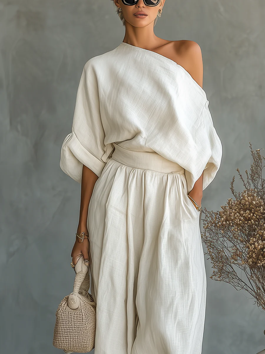 Ariadna™ | Conjunto de Dos Piezas con Diseño Off-the-Shoulder