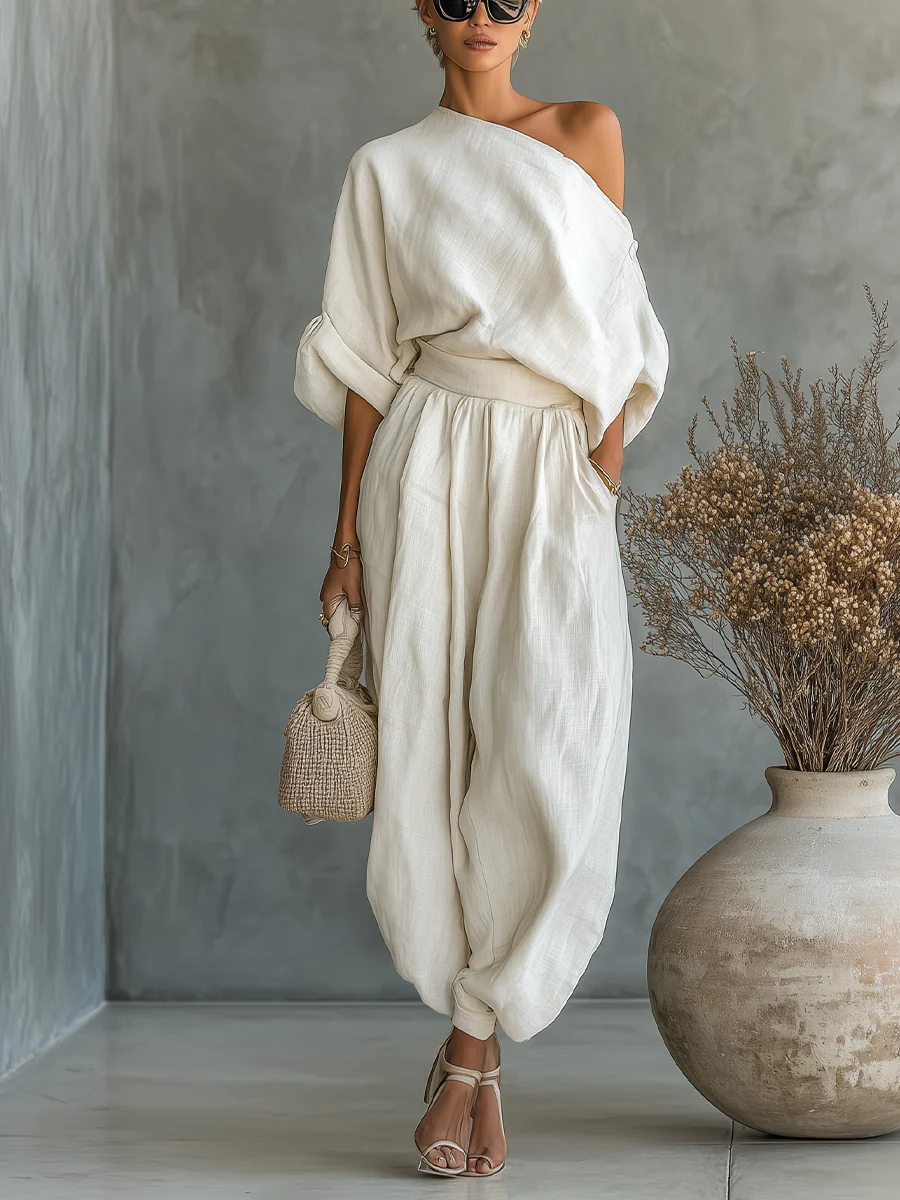 Ariadna™ | Conjunto de Dos Piezas con Diseño Off-the-Shoulder