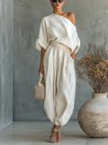 Ariadna™ | Conjunto de Dos Piezas con Diseño Off-the-Shoulder