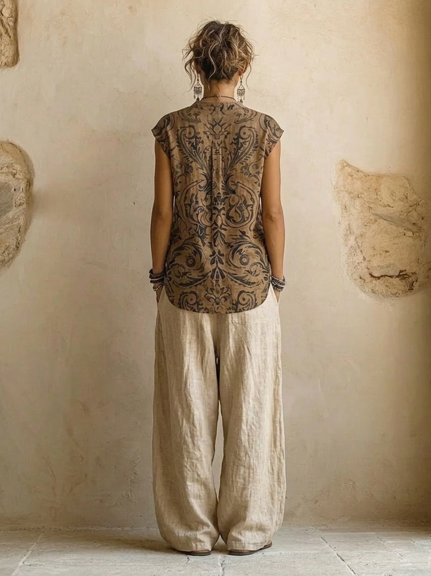 Giulia | Conjunto bohemio de capas con caída fluida
