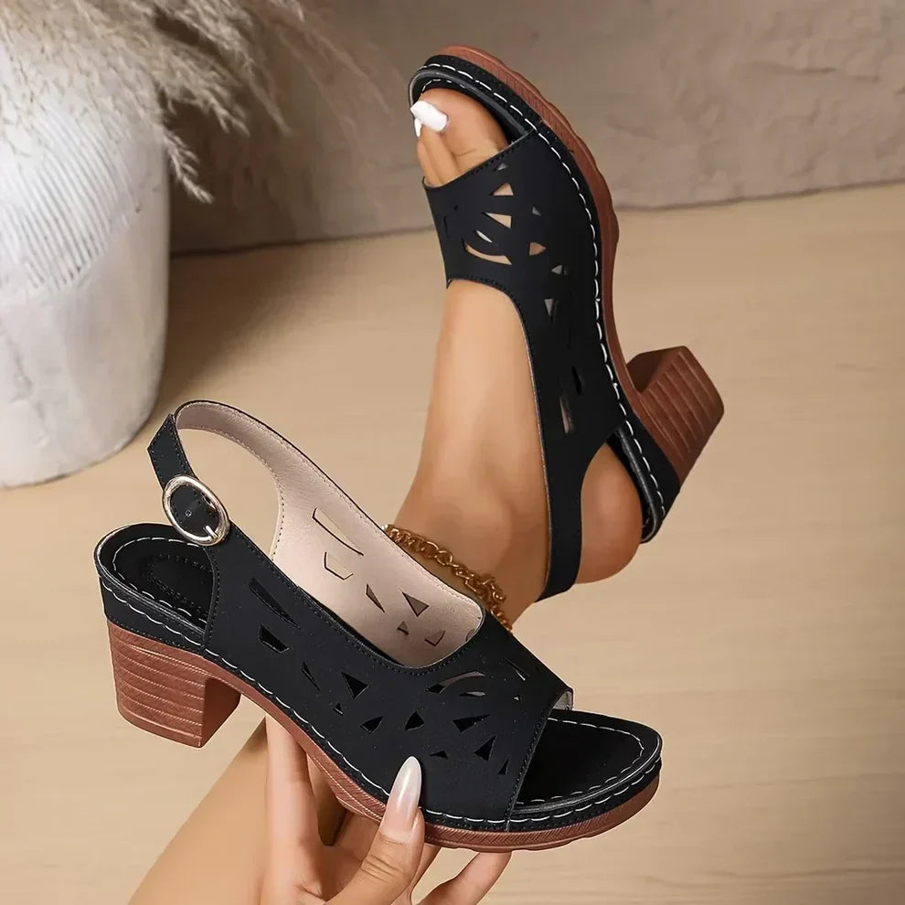 Vera | Sandalias de cuña con triple soporte de arco