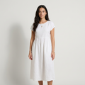 Chira | Vestido midi con mangas cortas