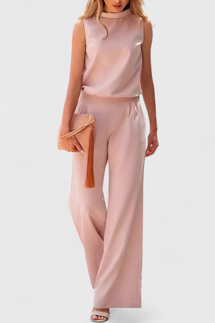 Gala | Mono Minimalista de Pierna Ancha