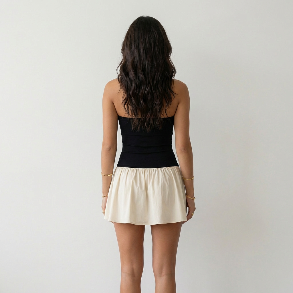 Valentina | Vestido Mini Bicolor