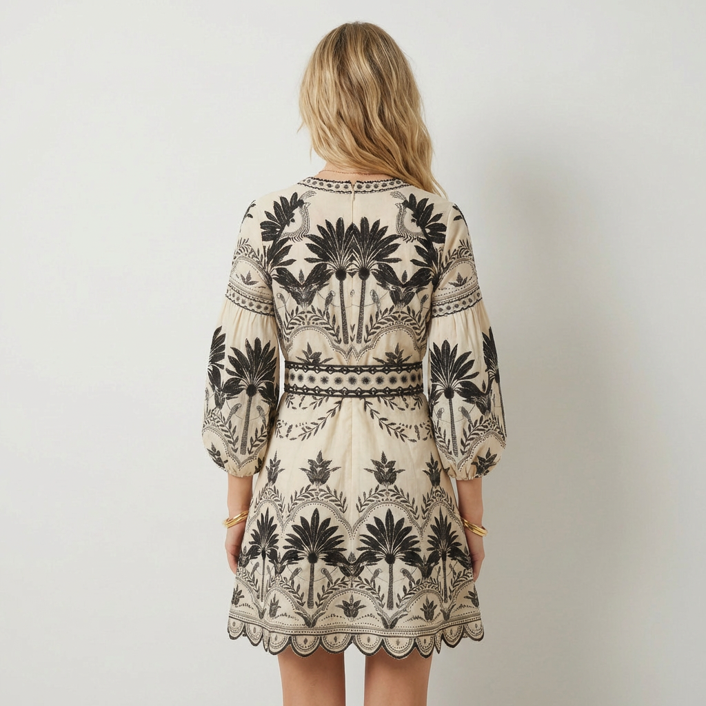 Isabela | Vestido Mini Bordado