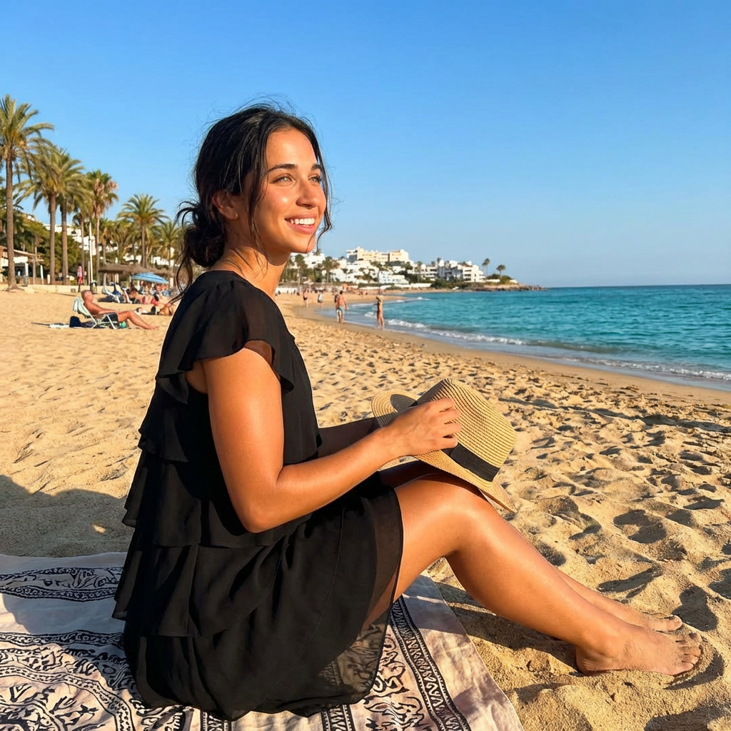 Martina | Vestido Midi con Volantes