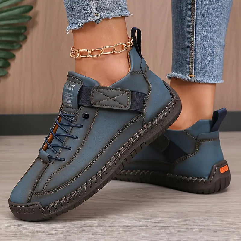 Gisela | Zapatillas ortopédicas cómodas de efecto piel