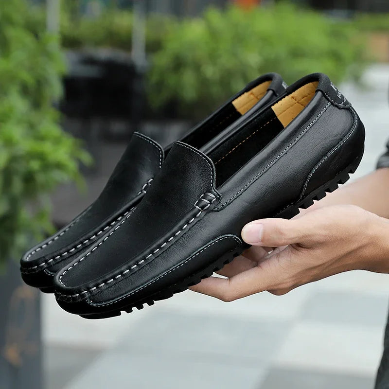 Fabián | Mocasines de cuero vintage