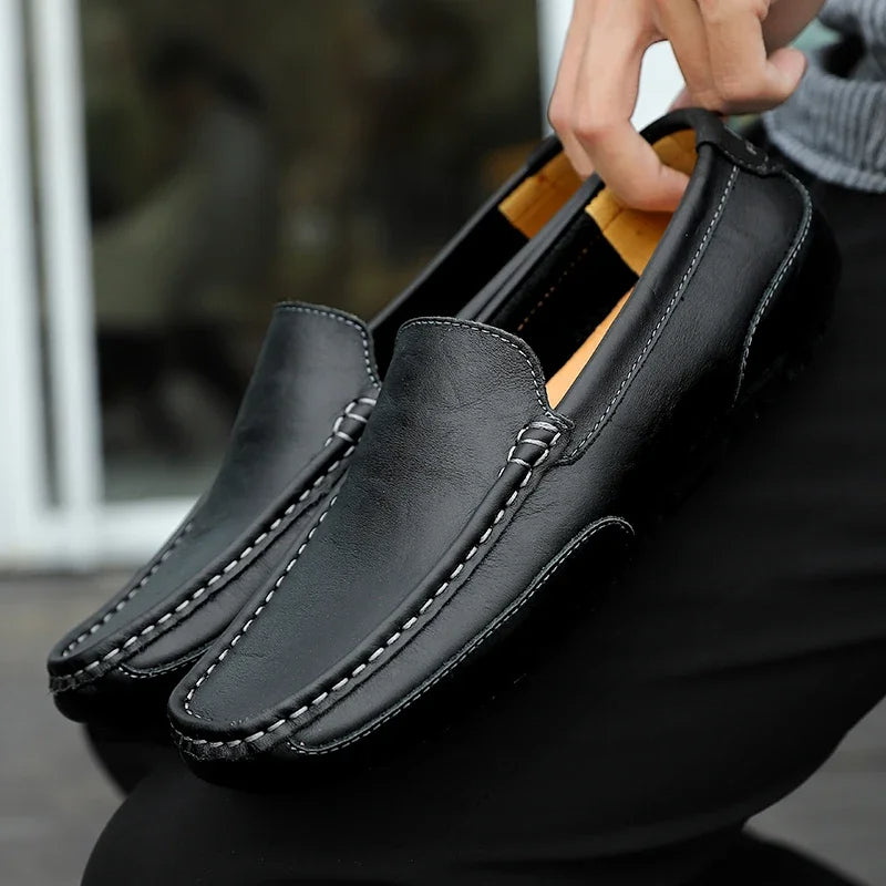 Fabián | Mocasines de cuero vintage