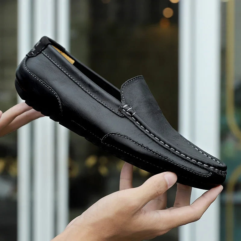Fabián | Mocasines de cuero vintage